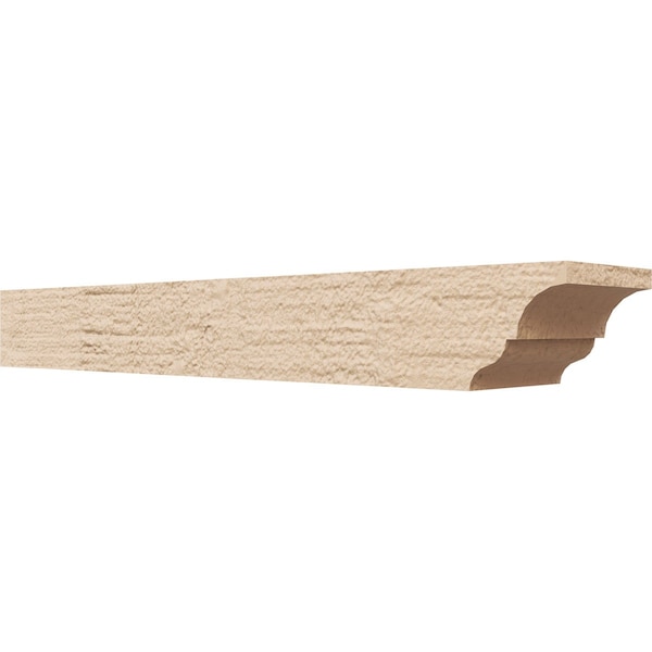 Ekena Millwork 6in. W x 4in. H x 32in. L Asheboro Woodgrain TimberThane Rafter Tail, Primed Tan RFTUR06X04X32ASHRCPR - main